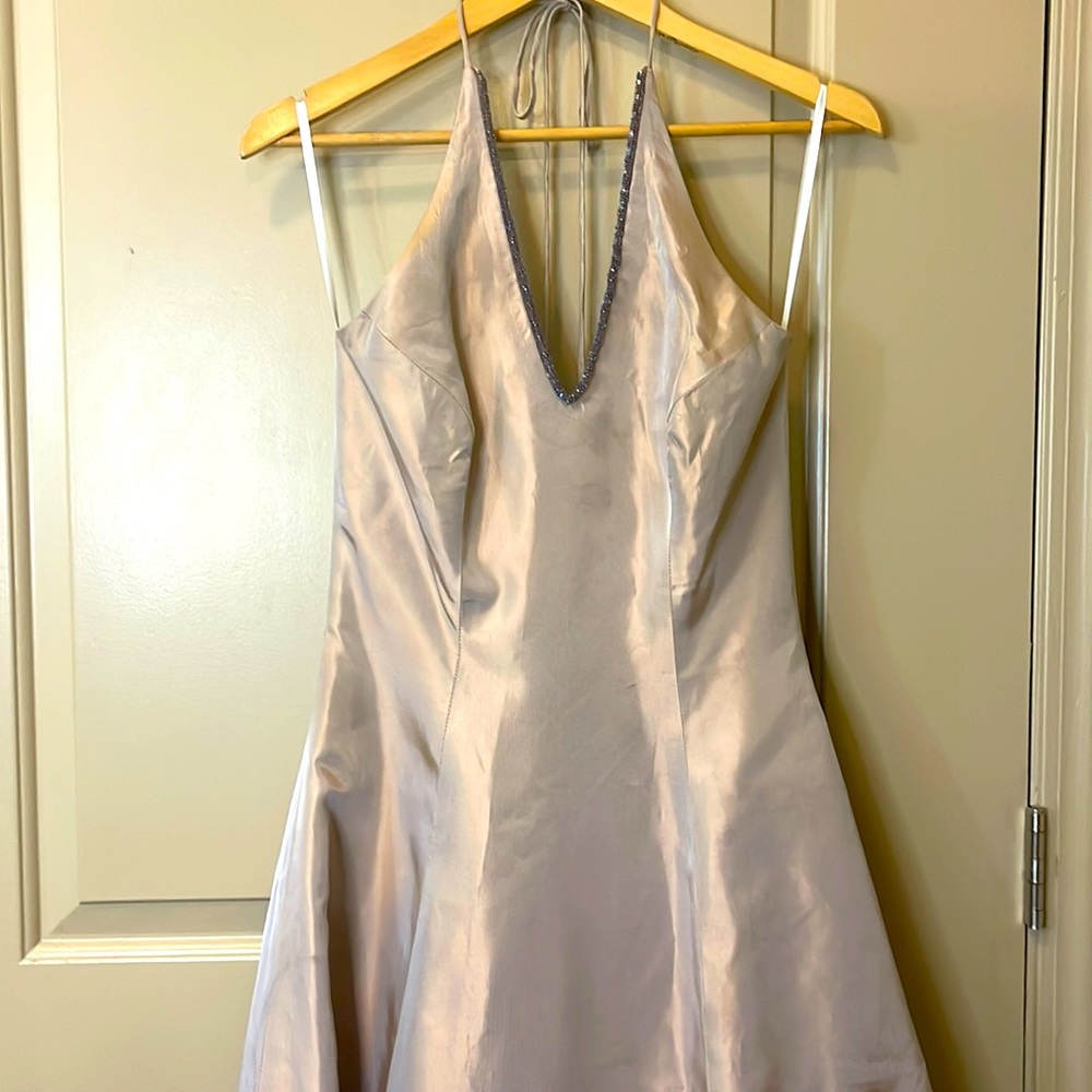 Lazaro Gown Pink Gown halter Size 8